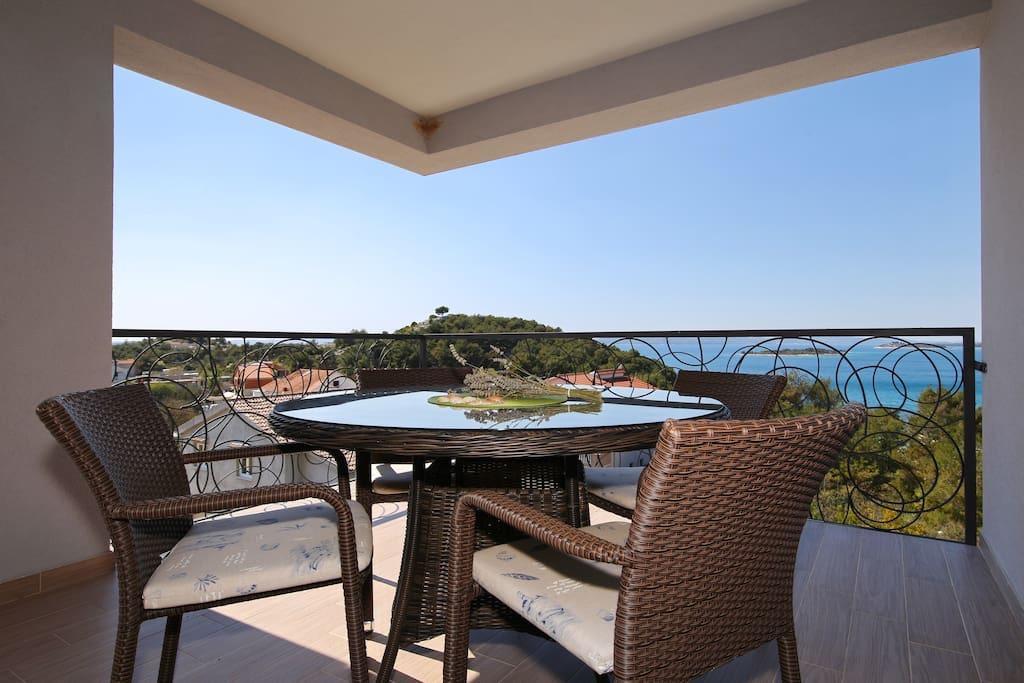 Oleandra Apartments Drage Bagian luar foto